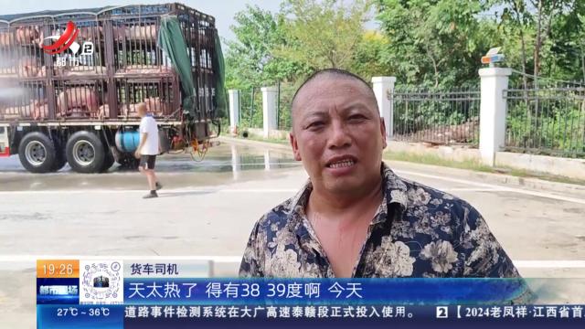 宜春上高：130多头猪中暑 消防紧急“淋浴”降温