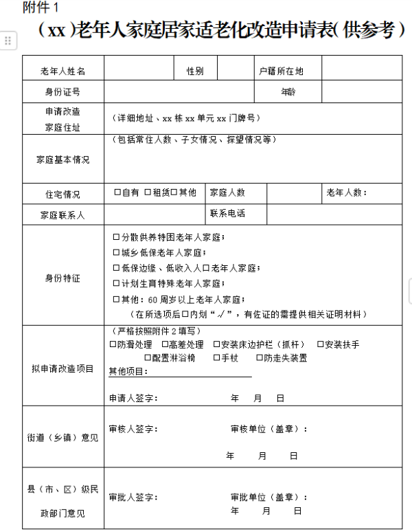 九江市消费品以旧换新居家适老化改造全面启动，最高补贴金额达3000元！