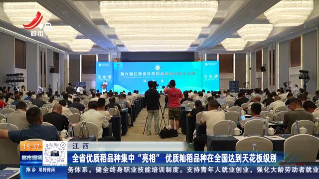 江西：全省优质稻品种集中“亮相” 优质籼稻品种在全国达到天花板级别