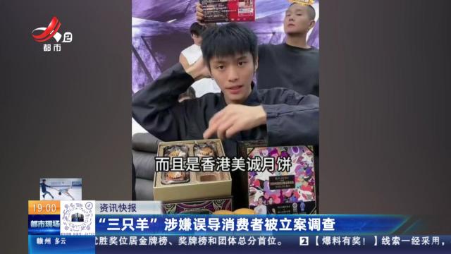 “三只羊”涉嫌误导消费者被立案调查