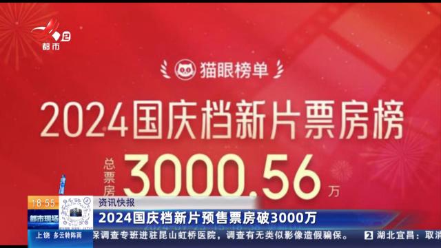 2024国庆档新片预售票房破3000万