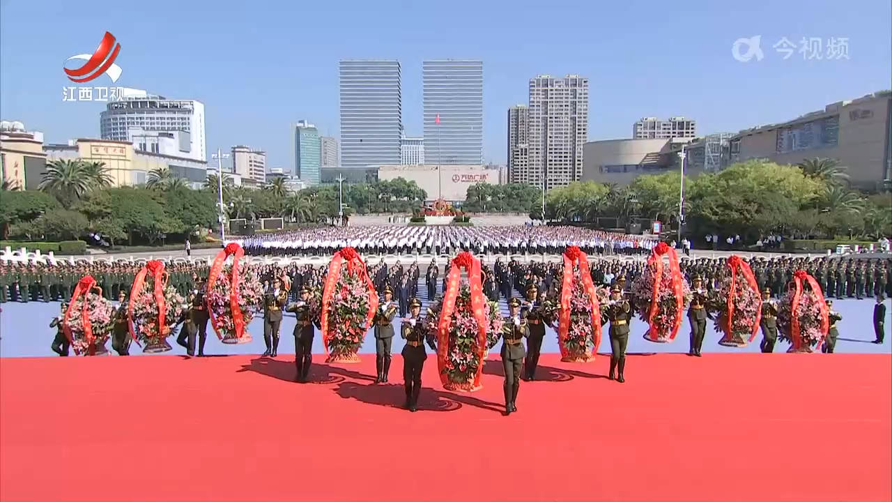 我省举行烈士纪念日向人民英雄敬献花篮仪式 尹弘叶建春参加
