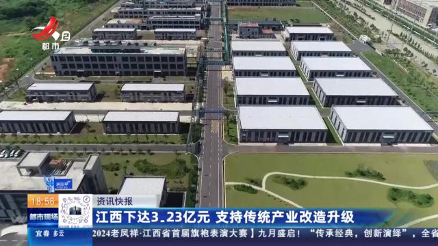 江西下达3.23亿元 支持传统产业改造升级