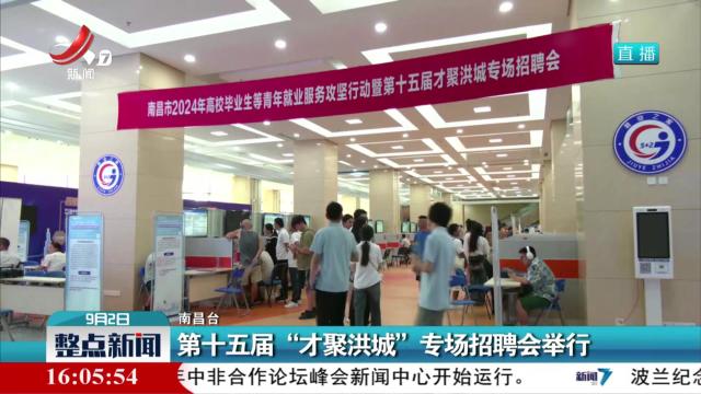 第十五届“才聚洪城”专场招聘会举行