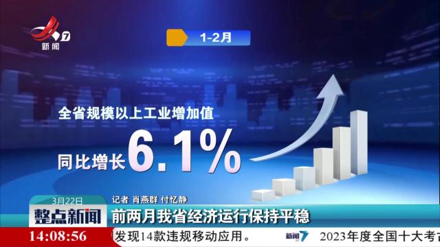 前两月我省经济运行保持平稳