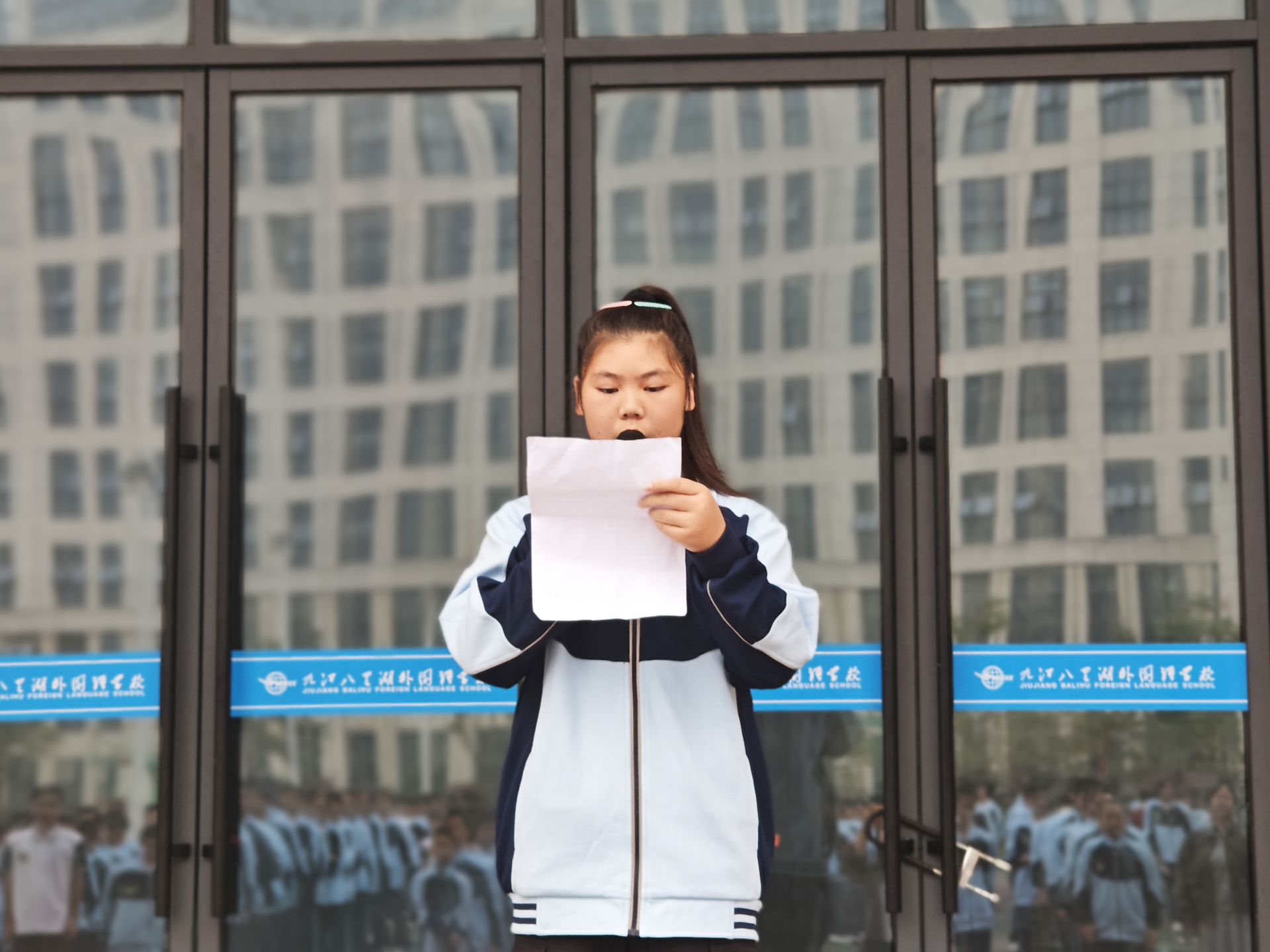 践行光盘行动，弘扬节俭美德 ——九江八里湖外国语学校开展光盘行动主题活动