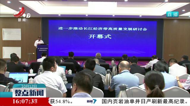 进一步推动长江经济带高质量发展研讨会举行