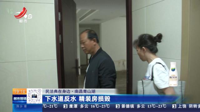 【民法典在身边】南昌青山湖：下水道反水 精装房损毁