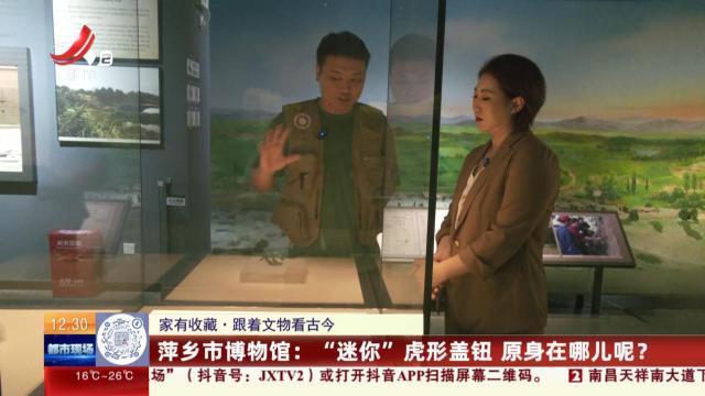【家有收藏·跟着文物看古今】萍乡市博物馆：“迷你”虎形盖钮 原身在哪儿呢？