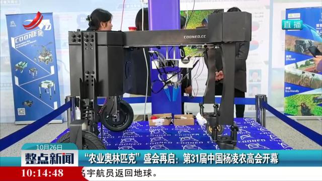 “农业奥林匹克”盛会再启：第31届中国杨凌农高会开幕