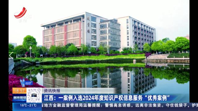 江西：一案例入选2024年度知识产权信息服务“优秀案例”