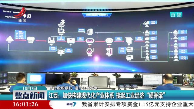 【践行殷殷嘱托 谱写江西篇章】江西：加快构建现代化产业体系 挺起工业经济“硬脊梁”