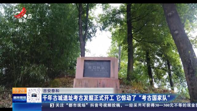 吉安泰和：千年古城遗址考古发掘正式开工 它惊动了“考古国家队”