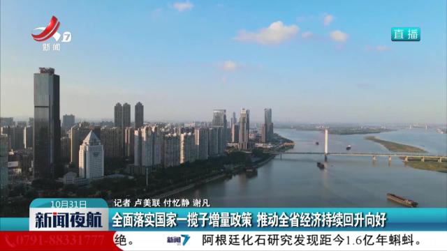 全面落实国家一揽子增量政策 推动全省经济持续回升向好