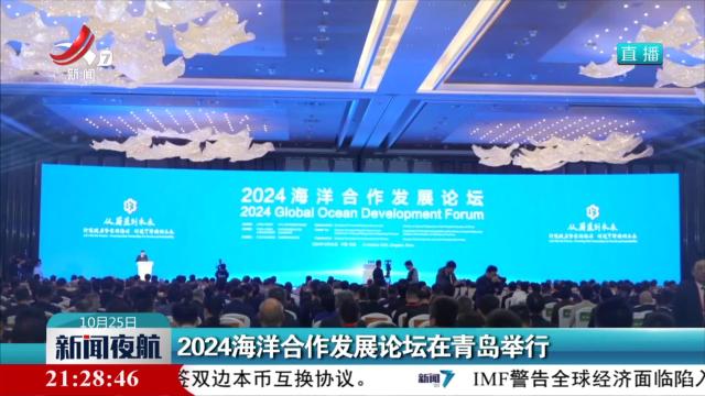 2024海洋合作发展论坛在青岛举行