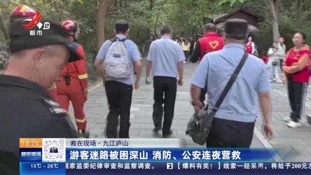 【救在现场】九江庐山：游客迷路被困深山 消防、公安连夜营救