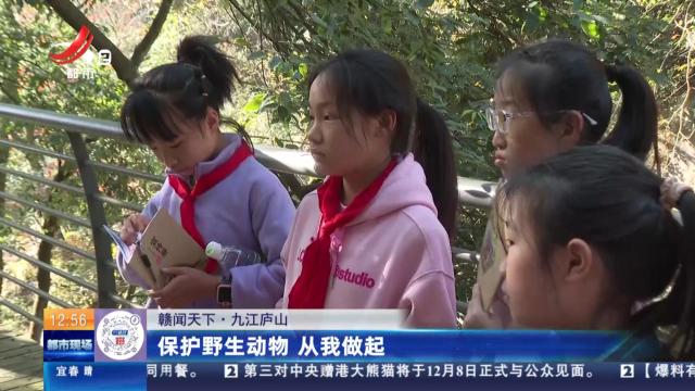 【赣闻天下】九江庐山：保护野生动物 从我做起