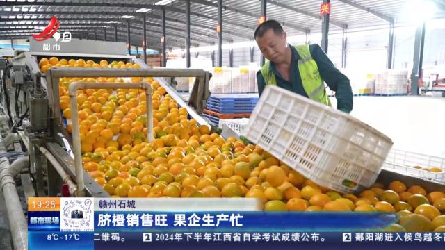 赣州石城：脐橙销售旺 果企生产忙