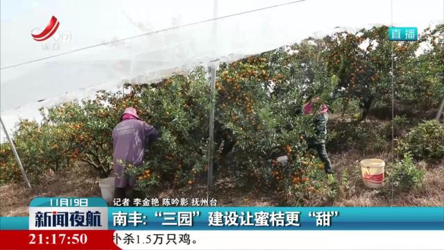 南丰：“三园”建设让蜜桔更“甜”