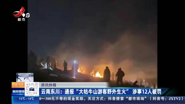 云南东川：通报“大牯牛山游客野外生火”涉事12人被罚