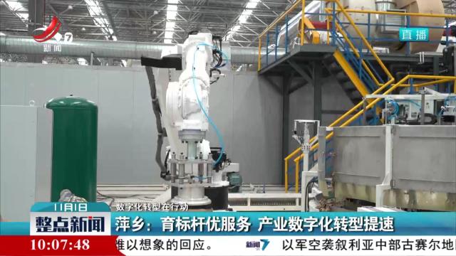 【数字化转型在行动】萍乡：育标杆优服务 产业数字化转型提速
