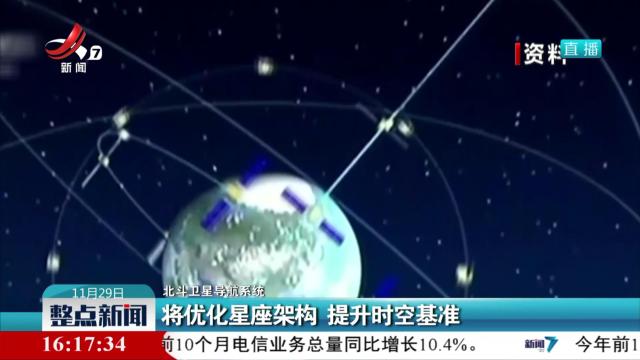 【北斗卫星导航系统】将优化星座架构 提升时空基准