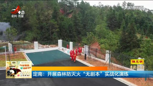 定南：开展森林防灭火 “无剧本”实战化演练