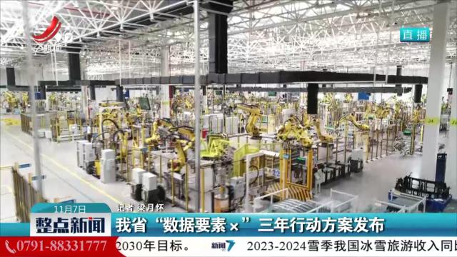 我省“数据要素×”三年行动方案发布