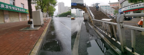 萍乡：疏通堵塞雨水箅子 确保雨天排水通畅