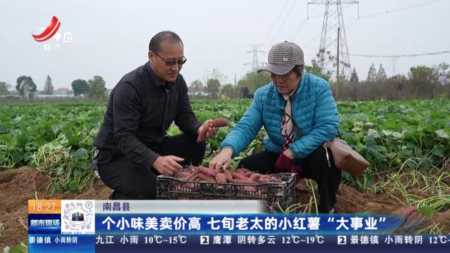 南昌县：个小味美卖价高 七旬老太的小红薯“大事业”