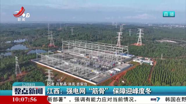 江西：强电网“筋骨”  保障迎峰度冬