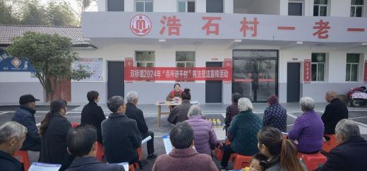 以宪为纲 知法守法 万载县双桥镇开展“百所进千村”宪法普法宣传活动