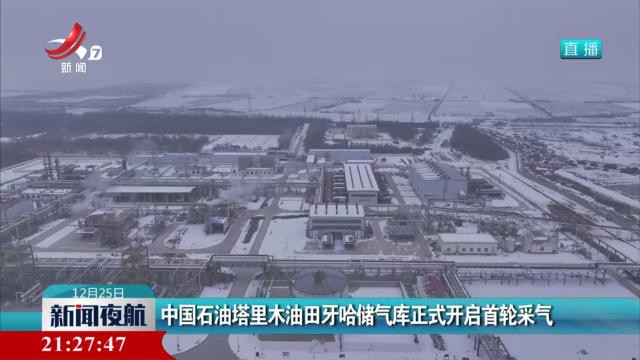 中国石油塔里木油田牙哈储气库正式开启首轮采气