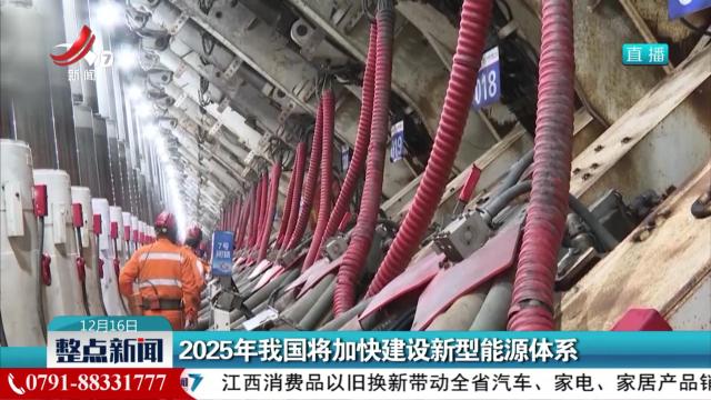 2025年我国将加快建设新型能源体系