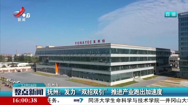 抚州：发力“双招双引” 推进产业跑出加速度