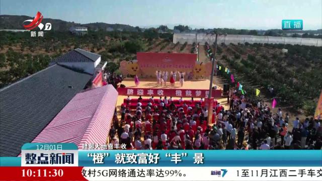 【赣鄱大地喜丰收】“橙”就致富好“丰”景
