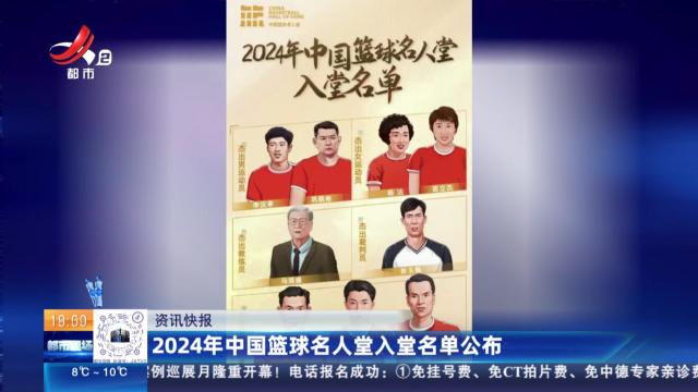 2024年中国篮球名人堂入堂名单公布