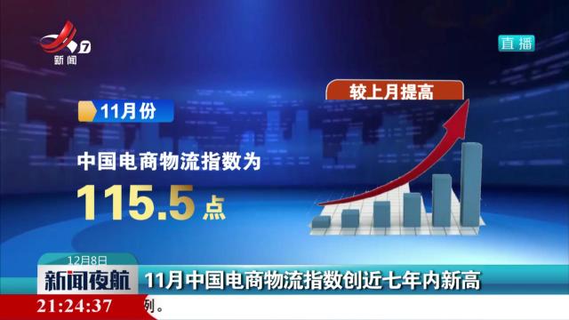 11月中国电商物流指数创近七年内新高