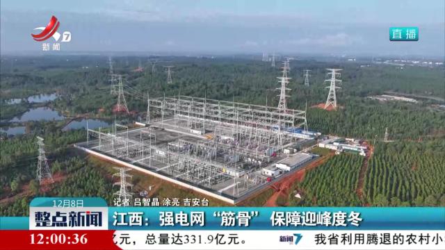 江西：强电网“筋骨” 保障迎峰度冬