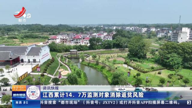 江西累计14.7万监测对象消除返贫风险