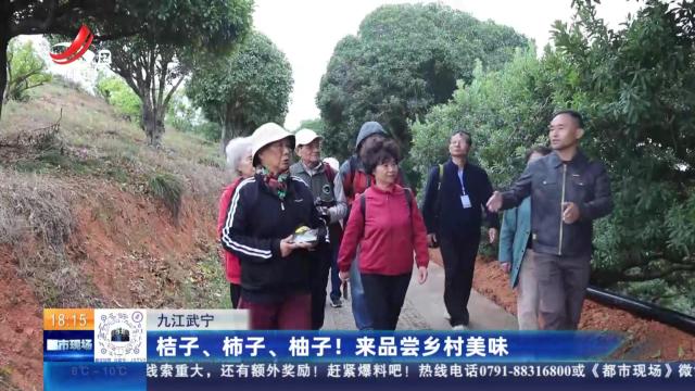 九江武宁：桔子、柿子、柚子！来品尝乡村美味
