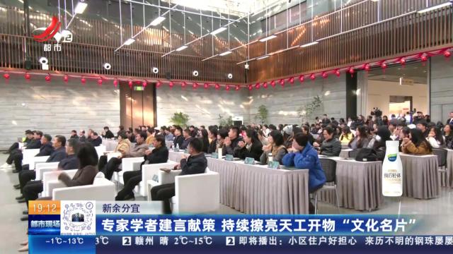 新余分宜：专家学者建言献策 持续擦亮天工开物“文化名片”