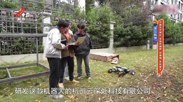 浙江杭州——可救灾可探矿 全地形越野“机器猫”在杭诞生