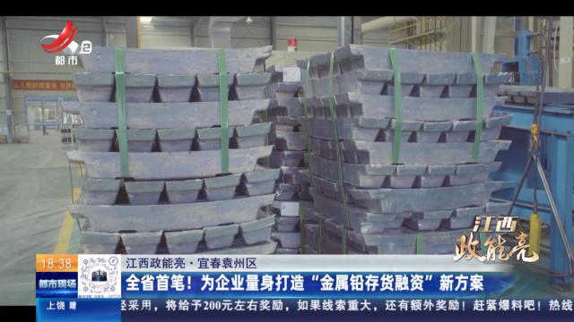 【江西政能亮】宜春袁州区：全省首笔！为企业量身打造“金属铅存货融资”新方案