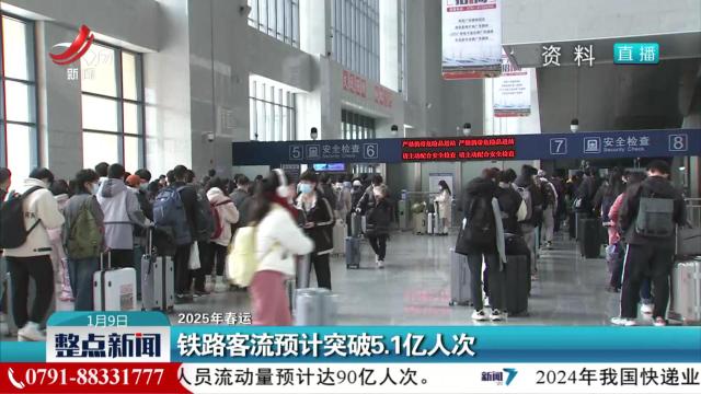 【2025年春运】铁路客流预计突破5.1亿人次