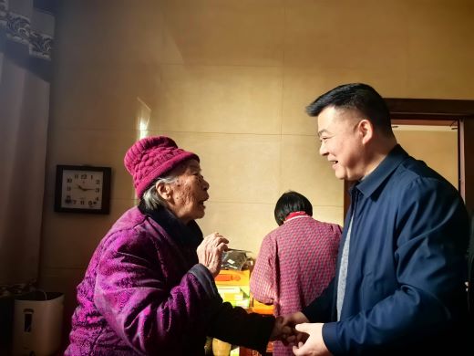 迎春送温暖 走访慰人心——上高县中医院走访慰问老干部