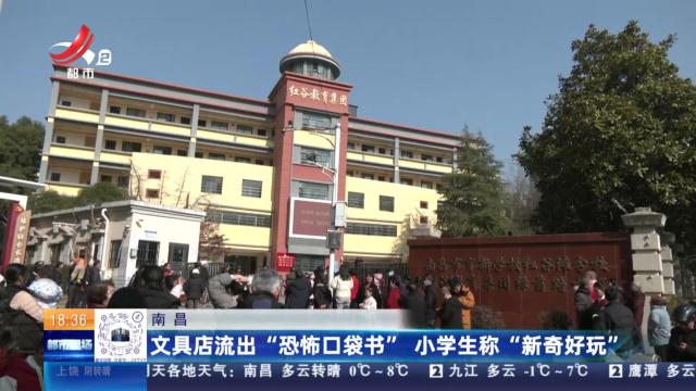 南昌：文具店流出“恐怖口袋书” 小学生称“新奇好玩”