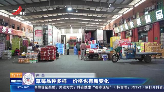 南昌：草莓品种多样 价格也有新变化