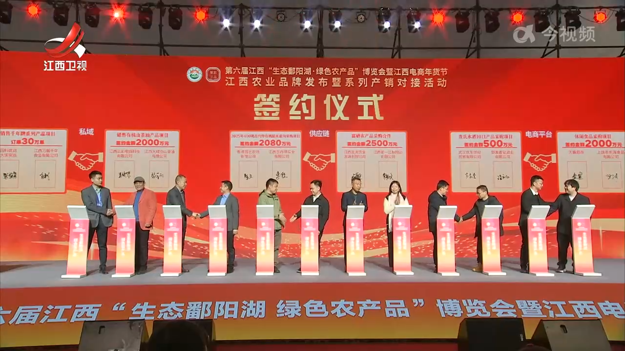 第六届江西“生态鄱阳湖·绿色农产品”博览会开幕