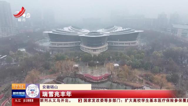 安徽砀山：瑞雪兆丰年